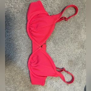 Pink bikini top